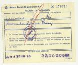 Recibo de depósito