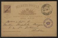Bilhete-postal de José Caldas a Teófilo Braga
