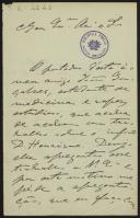 Carta de Lino de Macedo para Teófilo Braga 