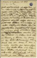 Carta de Teófilo Braga para Maria do Carmo Xavier de Barros Leite