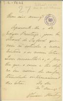 Carta de Oliveira Martins a Teófilo Braga