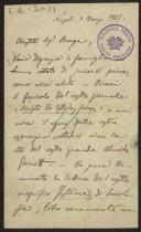 Carta de Lebaldo Falcone a Teófilo Braga
