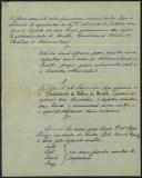 Carta de Júlio Costa para José Mendes Cabeçadas