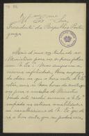 Carta de Emília Arroja a Teófilo Braga