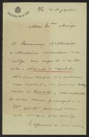 Carta de E. Schwalbach, do Conservatório Real de Lisboa, a Teófilo Braga