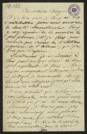 Carta de Angelo de Gubernatis para Teófilo Braga