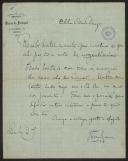 Carta da Administração do Diário de Portugal a Teófilo Braga