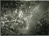 Fotografia aérea das cidades do Porto e Gaia