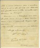Carta de Vicente Ferreira para Sidónio Pais