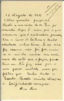 Carta de Ana Rosa Teixeira Gomes para Manuel Teixeira Gomes