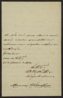 Carta de Manuel Vilas Boas a Teófilo Braga