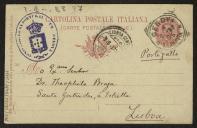 Bilhete-postal de Joaquim de Araújo a Teófilo Braga