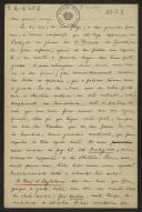 Carta de Joaquim de Araújo (?) para Teófilo Braga