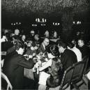 Fotografia de Américo Tomás por ocasião de um evento, onde foi oferecido um jantar e também, durante o qual, atuaram vários grupos de Ranchos Folclóricos