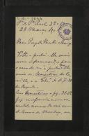 Carta de Artur Lobo de Ávila a Teófilo Braga