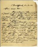 Carta de José Libânio Teixeira Gomes para Manuel Teixeira Gomes