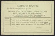 Boletim de encomenda