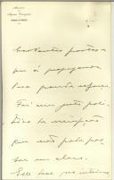 Carta de António Macieira para Manuel Teixeira Gomes