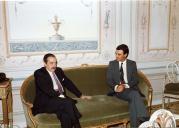 Audiência com Raúl R. Alfonsín