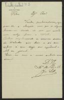 Carta de Livraria Chardron a Teófilo Braga