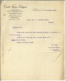 Carta do Crédit Franco-Portugais para Manuel Teixeira Gomes