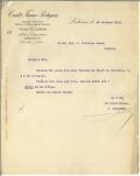 Carta do Crédit Franco-Portugais para Manuel Teixeira Gomes