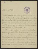 Carta de Virgínia de Castro e Almeida a Teófilo Braga