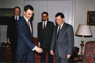 Visita de Carlos Alberto Wahnon de Carvalho Veiga a Portugal