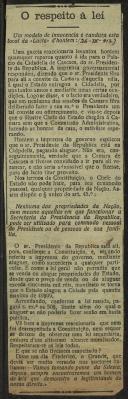 O respeito à lei