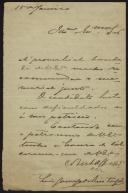 Carta de Luis Reis Torgal a Teófilo Braga