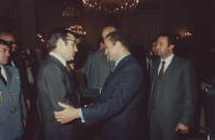 Fotografia de Ramalho Eanes com Hosny Mubarak