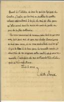Carta de Wilhelm Storck para Teófilo Braga