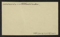 Cartão de visita do Visconde de S. Bartolomeu de Messines a Teófilo Braga