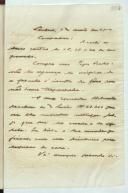 Cópia de carta de Manuel Teixeira Gomes