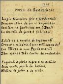 Horas de sacrifício