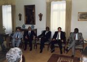 Almoço com embaixadores africanos