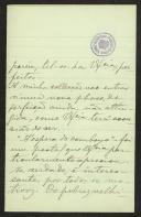 Carta de Francisco Artur de Brito a Teófilo Braga