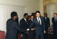 Visita dos membros das delegações do Governo angolano e da UNITA para a paz em Angola