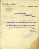 Carta do Crédit Franco-Portugais para Manuel Teixeira Gomes