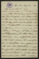 Carta de Anselmo de Morais para Teófilo Braga