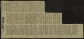 A Constituinte / As cartas de D. Manuel