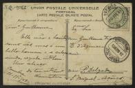 Bilhete-postal ilustrado de Clemente a Guilherme Fisher B. de Aguiar