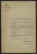 Ofício do Conde de Sobral para Teófilo Braga