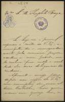 Carta de Alice Moderno para Teófilo Braga
