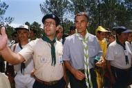 Visita a acampamento de escuteiros