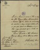 Carta de A. A. de Pina Vidal a Teófilo Braga
