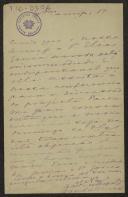 Carta de Maria de Vasconcelos a Teófilo Braga