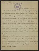 Carta de A. do Prado Coelho a Teófilo Braga