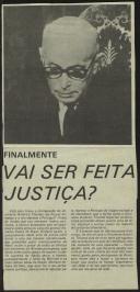Finalmente vai ser feita justiça?