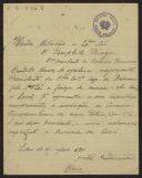 Carta de Cândido Carlos de Medina a Teófilo Braga
